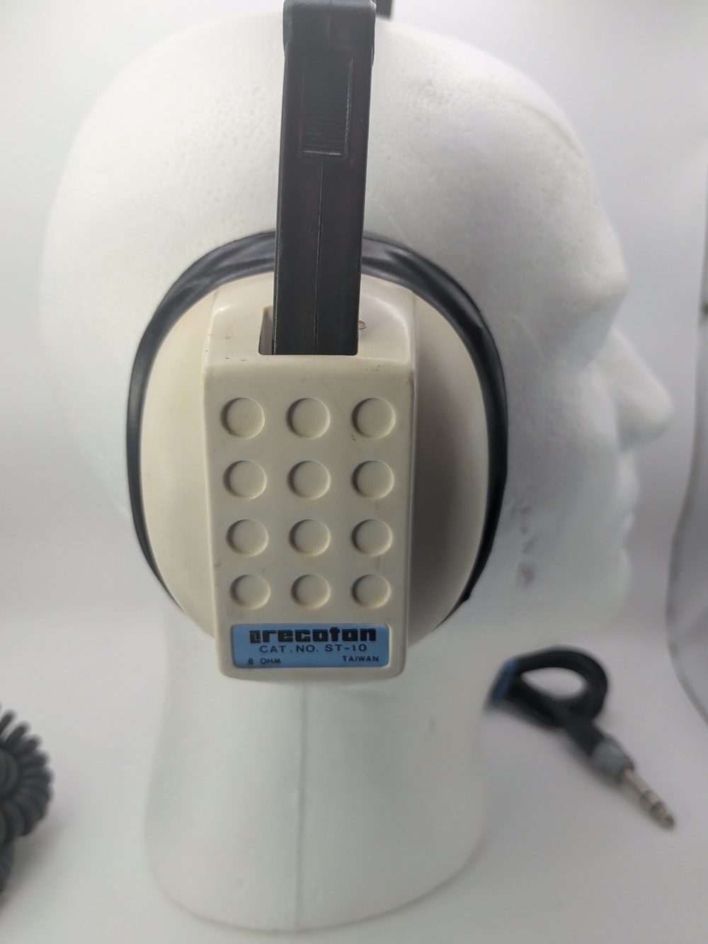 ST-10 Over-Ear Headphones in Off-White and Black
